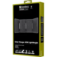 SANDBERG 421-20 Napelem Solar Charger 40W 4-panel foldable IP67 Monocrystalline USB-C USB-A PD30W #6