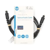Nedis CAGL25000BK10 optikai audió kábel TosLink dugó, hossz 1 m, fekete #3