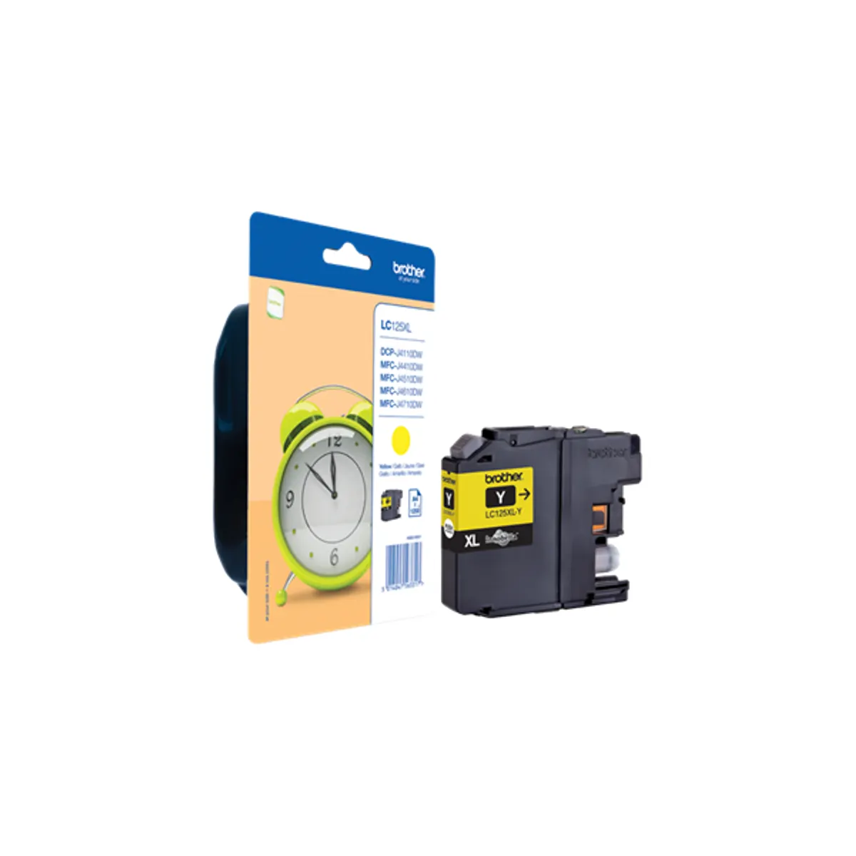BROTHER LC125XLY Tintapatron Sárga 1200 oldal kompatibilis MFC-J4410DW, MFC-J4510DW, MFC-J6520DW, MFC-J6920DW, DCP-J4110DW #1