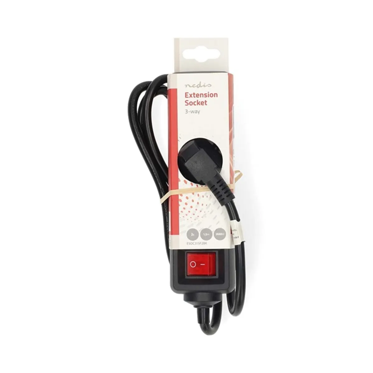 Nedis ESOC315F2BK Elosztó fekete #2