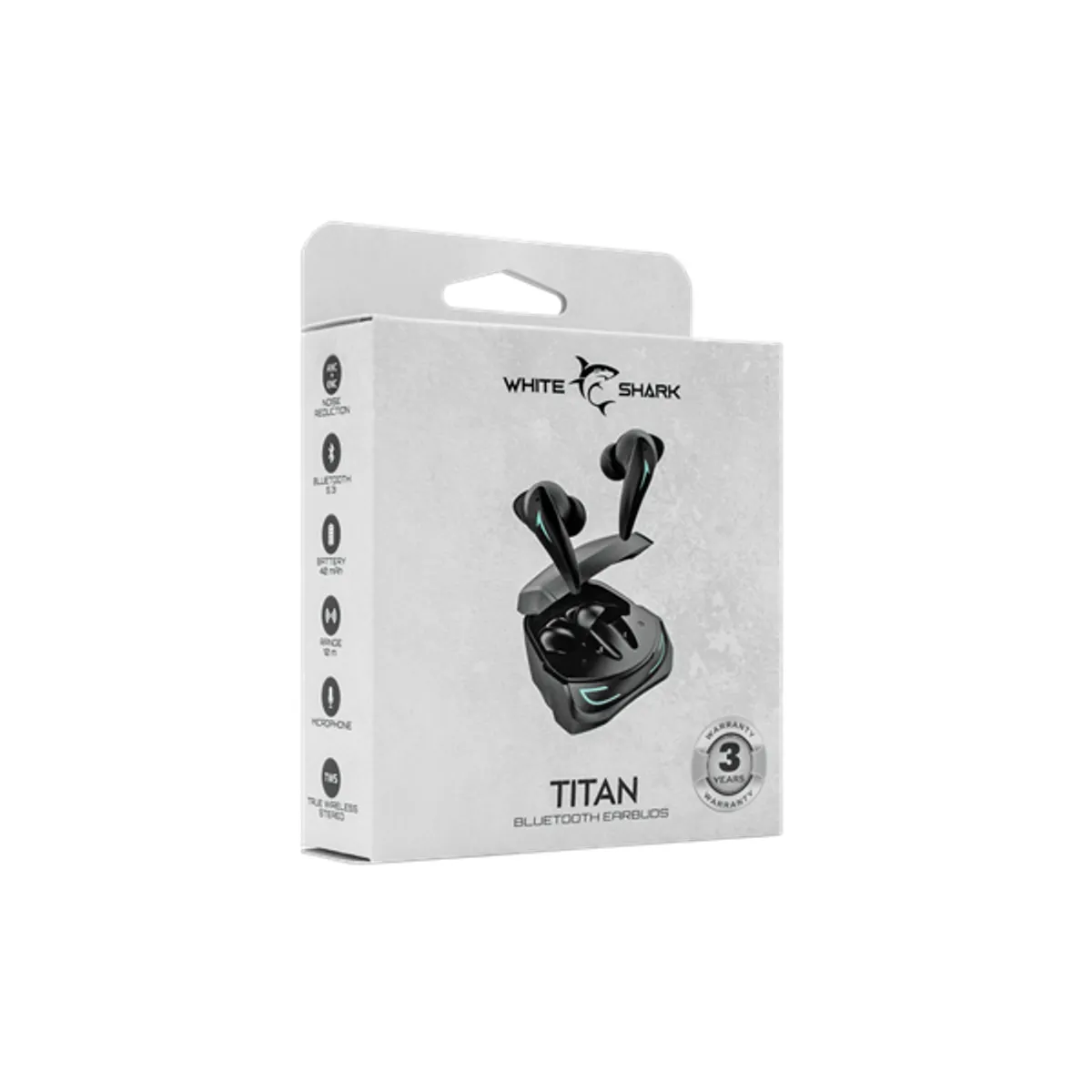 Whiteshark WS GEB-TWS96B Fülhallgató vezeték nélküli mikrofonos fekete sztereó USB-C töltés #4