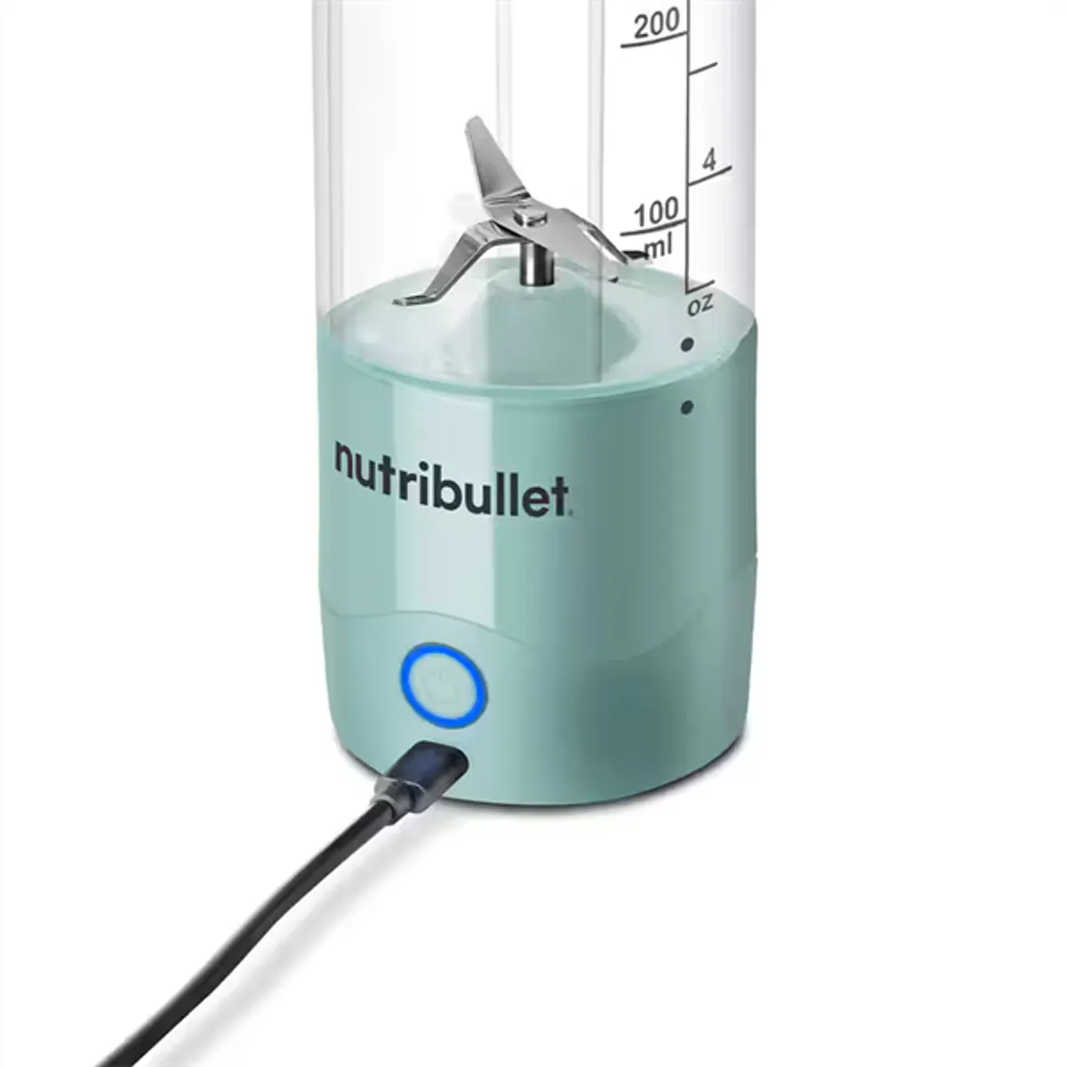 NUTRIBULLET NBP003.LBL hordozható turmixgép 475ml világoskék usb-c töltés 2000mAh #3