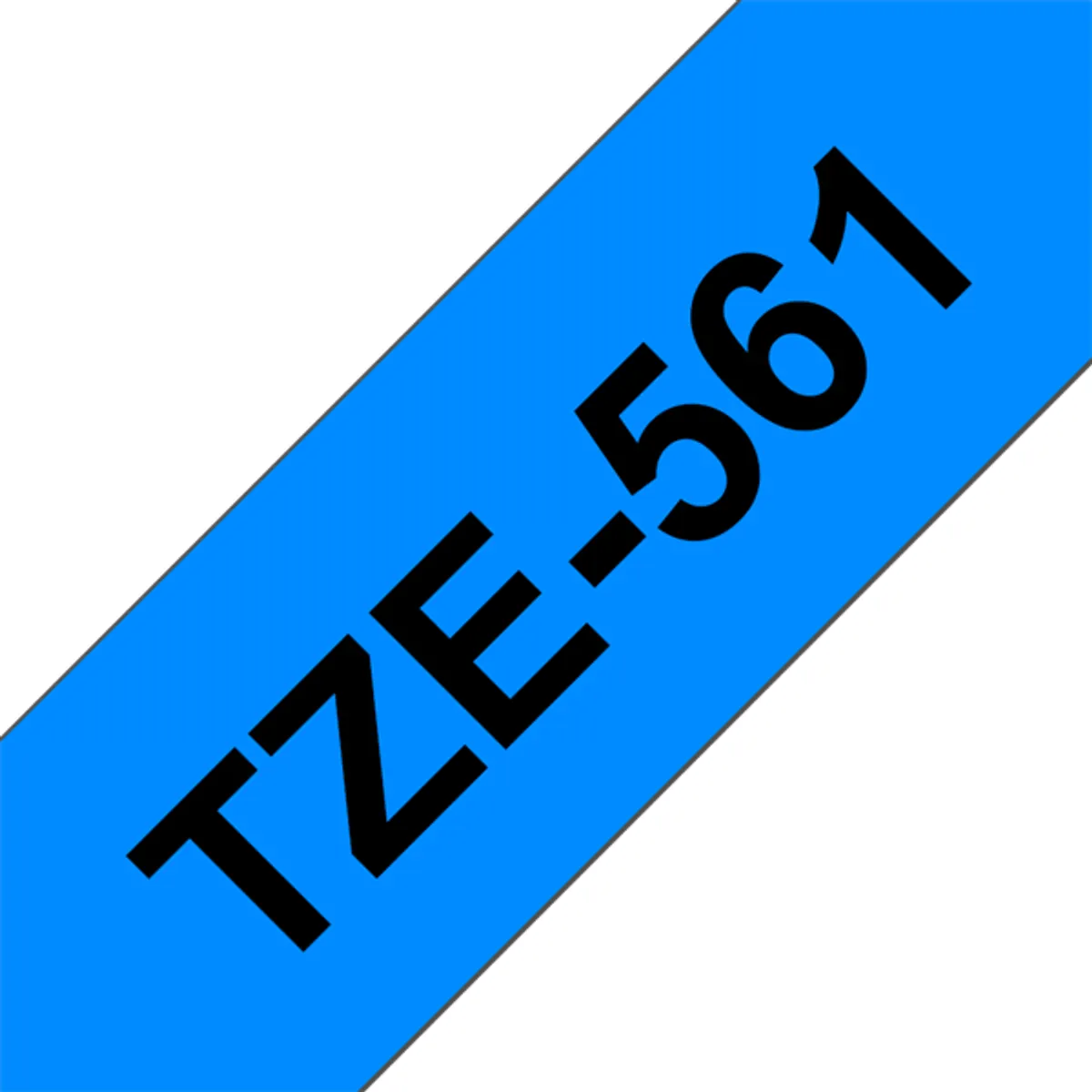 BROTHER TZE561 P-Touch laminált szalag 36 mm 8 m Kék alapon Fekete #1