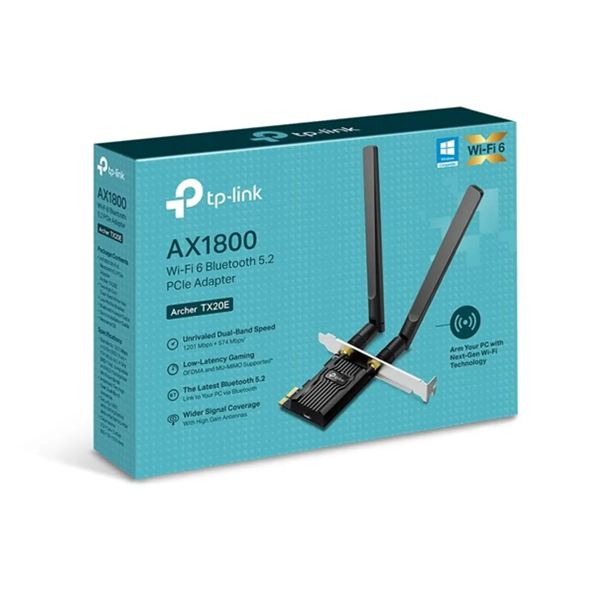 TP-LINK ARCHER TX20E AX1800 Wi-Fi 6 Bluetooth 5.2 PCIe adapter #2