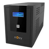 NJOY UPCMTLS620HCAAZ01B Cadu 2000 2000 VA 1200 W line-interaktív USB 4 Schuko RJ11-RJ45 védelem 2-6 ms átviteli idő #1