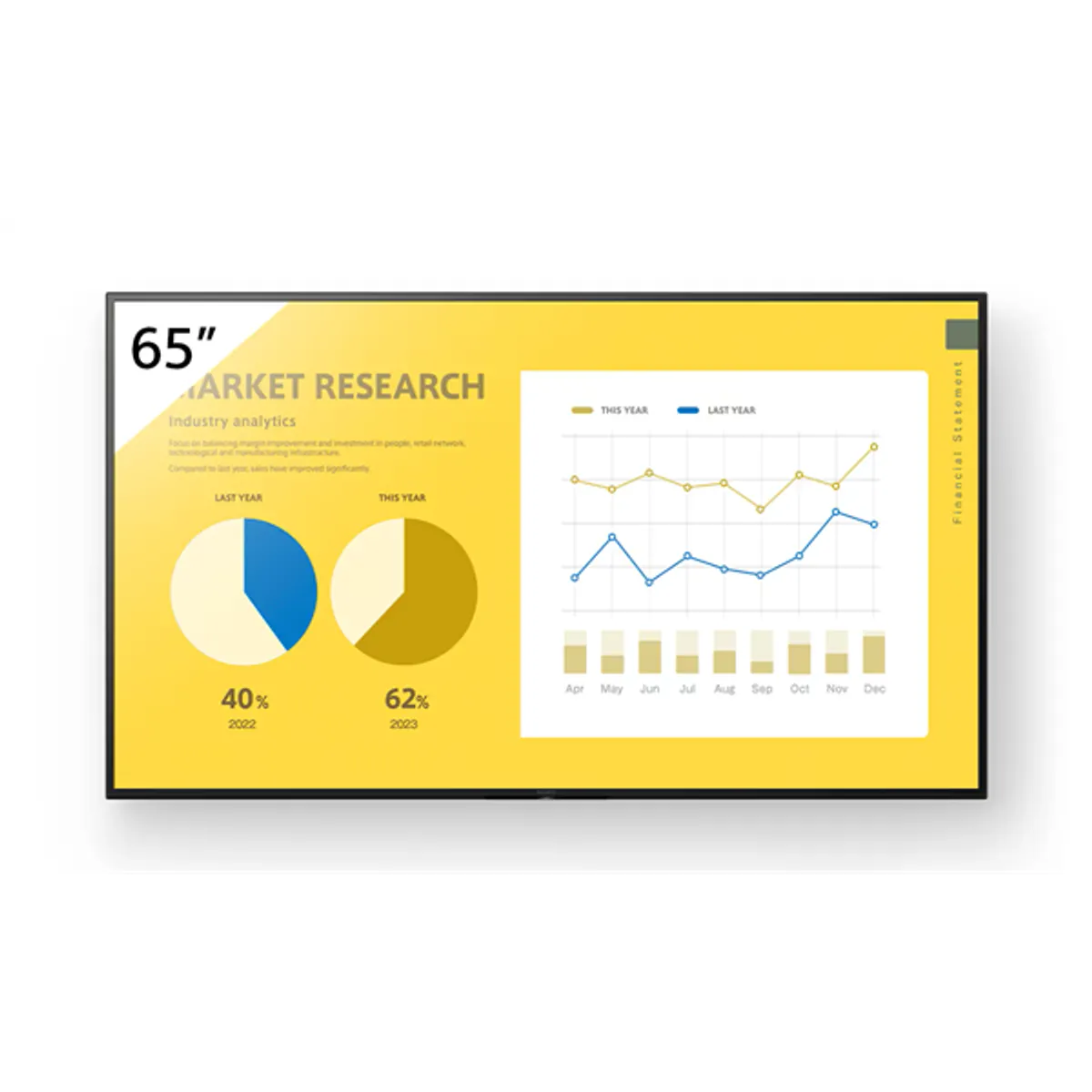 Sony FW-65EZ20L 65 hüvelykes pro LCD kijelző 4K Android Wi-Fi 350 nit #1