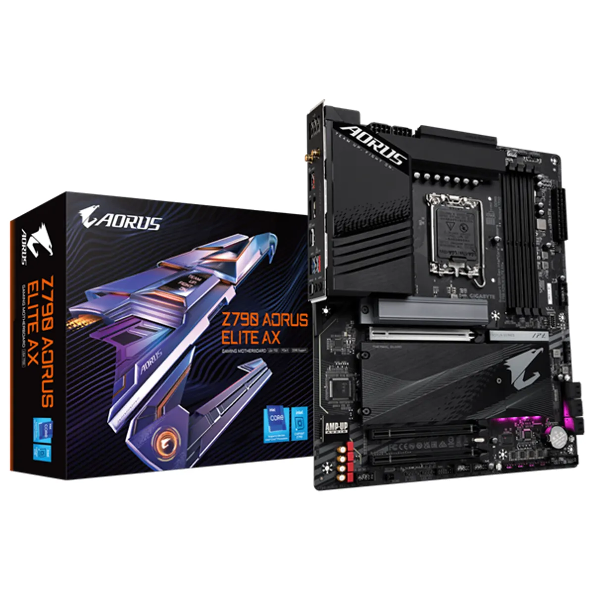 GIGABYTE Z790 AORUS ELITE AX alaplap ATX DDR5 128GB 4xDIMM M.2 6xSATA HDMI DP 2.5GbE WiFi 6E #1
