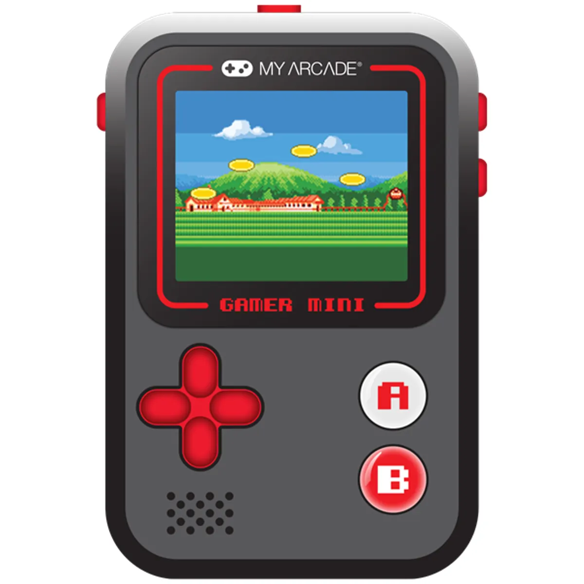 My Arcade DGUN-3925 Gamer Mini Classic 160in1 hordozható fekete és piros #6