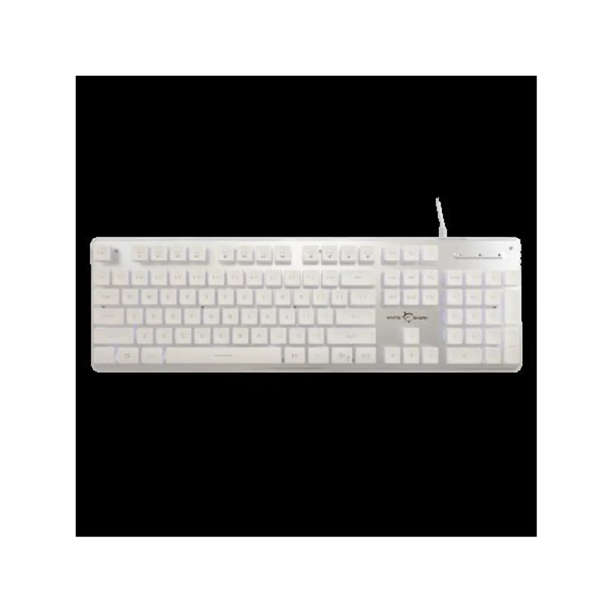 WHITESHARK WS GK-003241W-US GK-003241W-US háttérvilágításos USB 2.0 billentyűzet US layout vezetékes #1