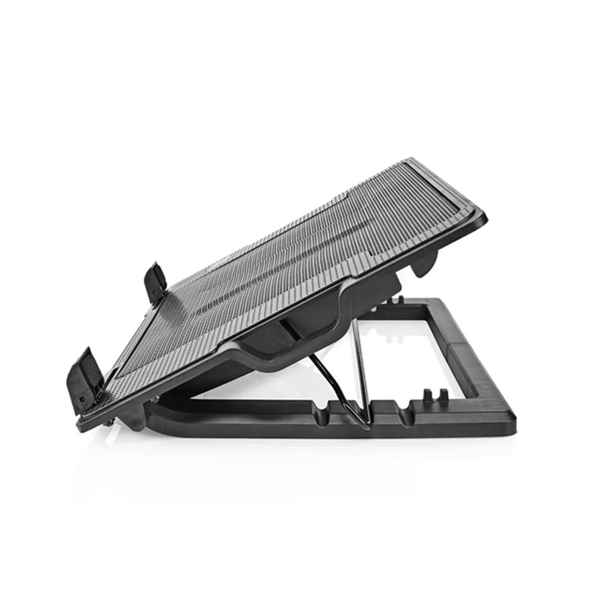 NEDIS NBCR200BK notebookhűtő állvánnyal 2x140mm ventilátor 18" led usb hub #2