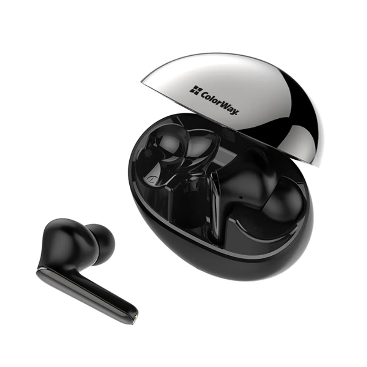 COLORWAY CW-TWS3BK TWS fülhallgató Bluetooth 5.3 érintésvezérlés automatikus csatlakozás 4 óra lejátszás 20 óra töltőtokkal #8