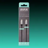 AVAX AVAX_CB302G USB-C kábel 1,5 m szürke USB-C USB-C #1