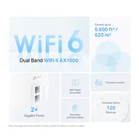 TP-LINK DECO X10-2PACK Deco X10 kétsávos Wi-Fi 6 mesh AX1500 #2