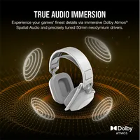 Corsair CA-9011296-EU HS80 MAX Vezeték nélküli fejhallgató Dolby Atmos RGB fehér #5