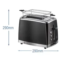 RUSSELL HOBBS 26150-56 kenyérpirító 2-szeletes matt fekete #2