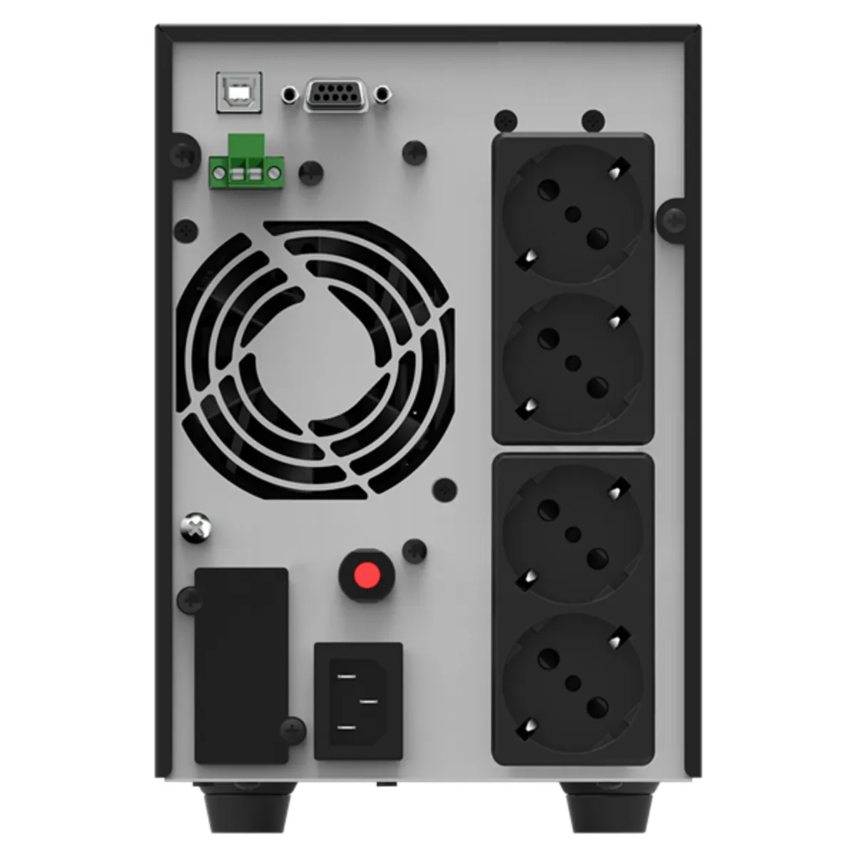 NJOY UPOL-OL200EP-CG01B Echo Pro 2000 Online 4x Schuko USB RS232 0 ms #2