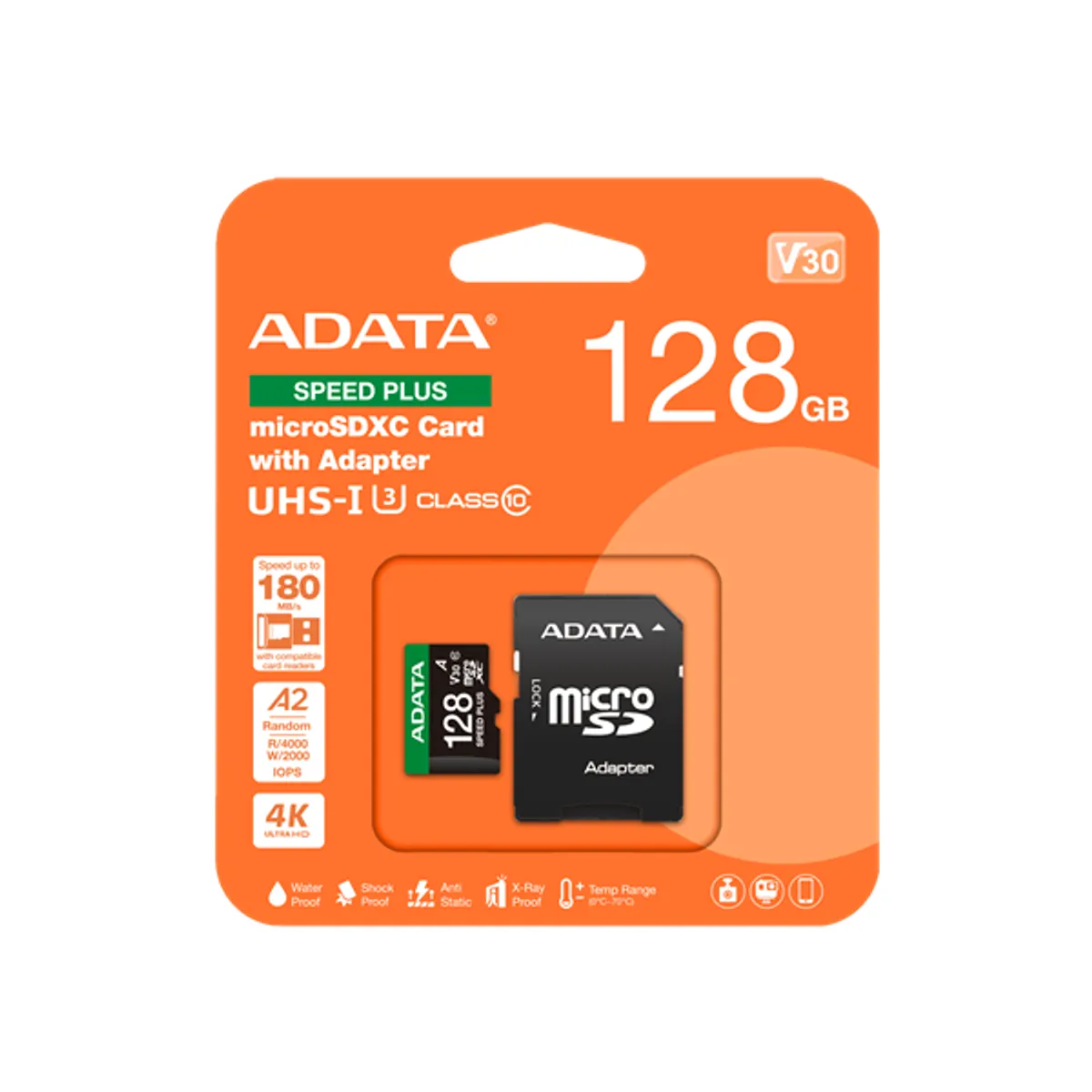 ADATA UD128GUI3V30A2SP-RA1 MicroSDXC UHS-I 128GB U3 V30 A2 #1