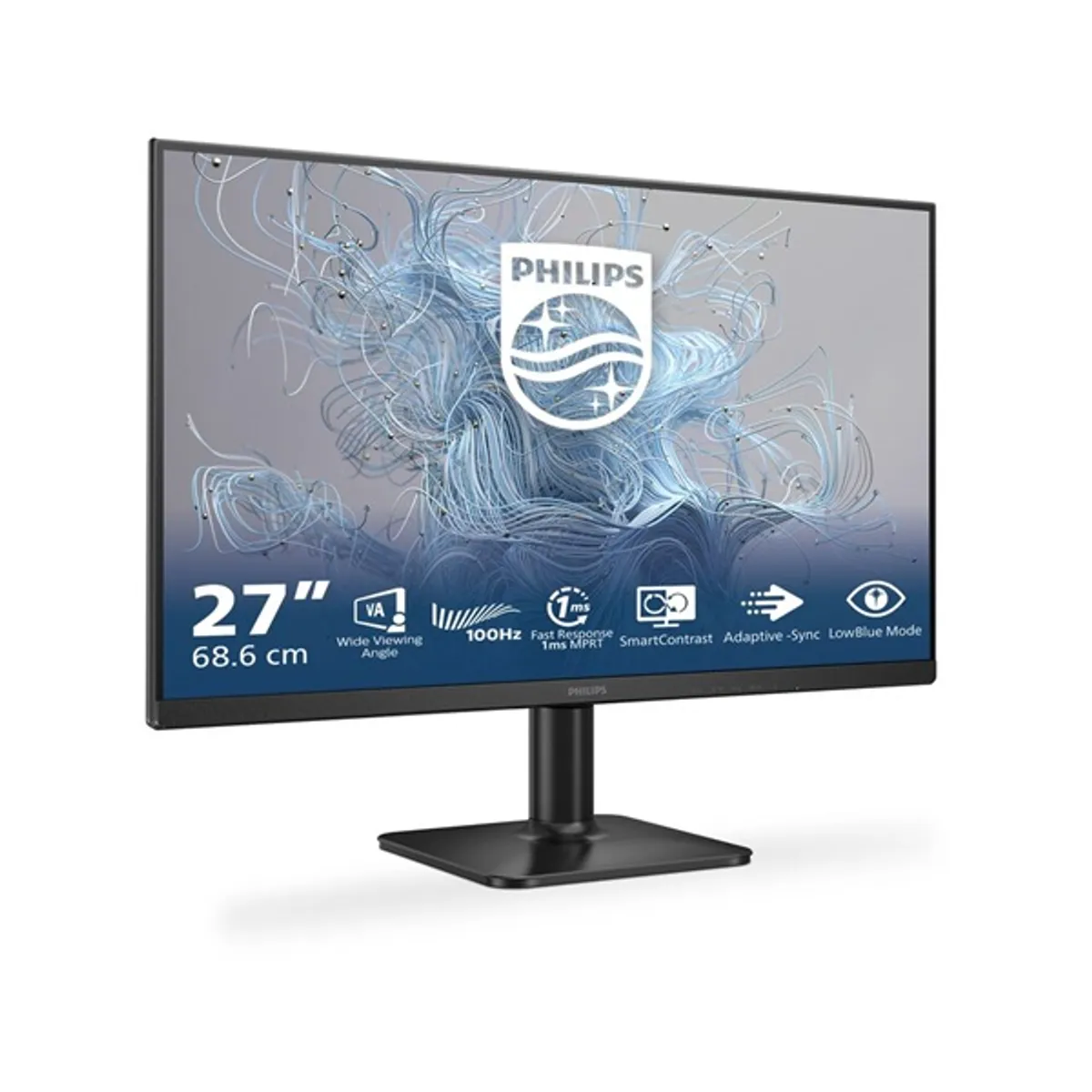 PHI MON 27E2N1100L/00 27" FHD VA 100 Hz 4 ms 178/178 4000:1 D-Sub HDMI VESA 100x100 Dönthető Fekete 250 lumen #8