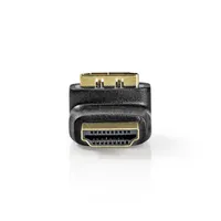 Nedis CVGB34902BK HDMI apa-anya adapter aranyozott 270 fokos szögben elforgatható #3