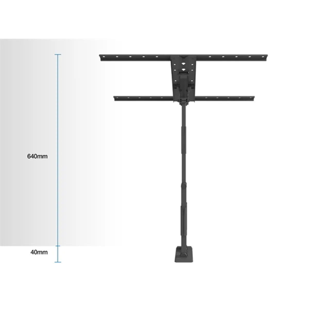 MULTIBRACKETS 7350022736184 M VESA Flexarm Thin 37-55" fekete 30 kg 200x200,400x200,300x300,400x400,600x400 #7