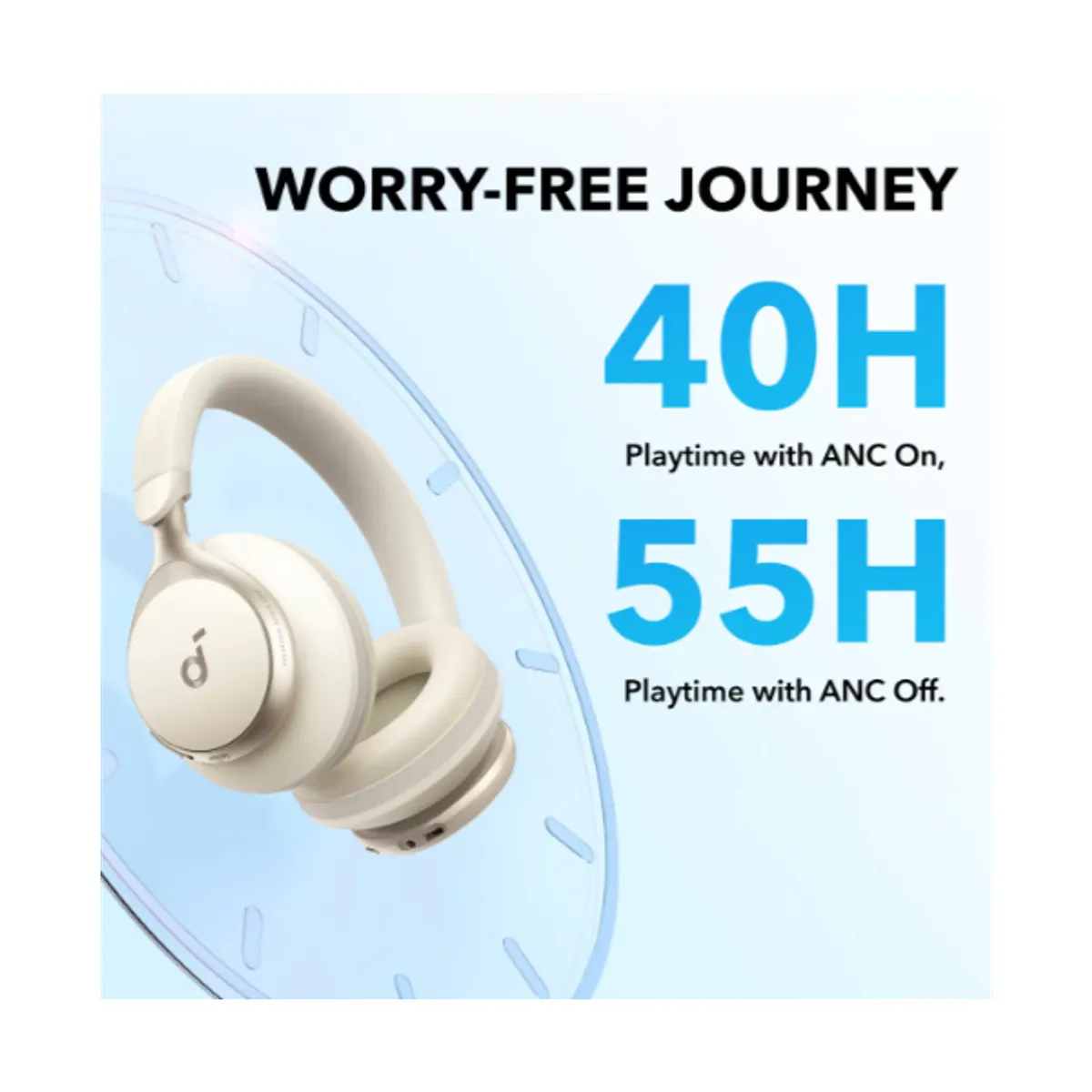 ANKER A3035G21 Soundcore Space One vezeték nélküli fejhallgató mikrofon igen #5