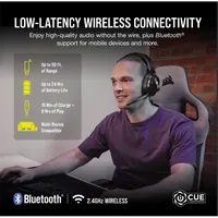 CORSAIR CA-9011280-EU HS55 Wireless Gaming Headset 7.1 térhatású 2,4 GHz Bluetooth Carbon #2