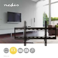 Nedis TVWM2050BK rögzített fali tartó 42"-70" max 60 kg VESA 400x200 400x400 600x400 100x100 200x100 200x200 min faltávolság 29 mm fekete #3