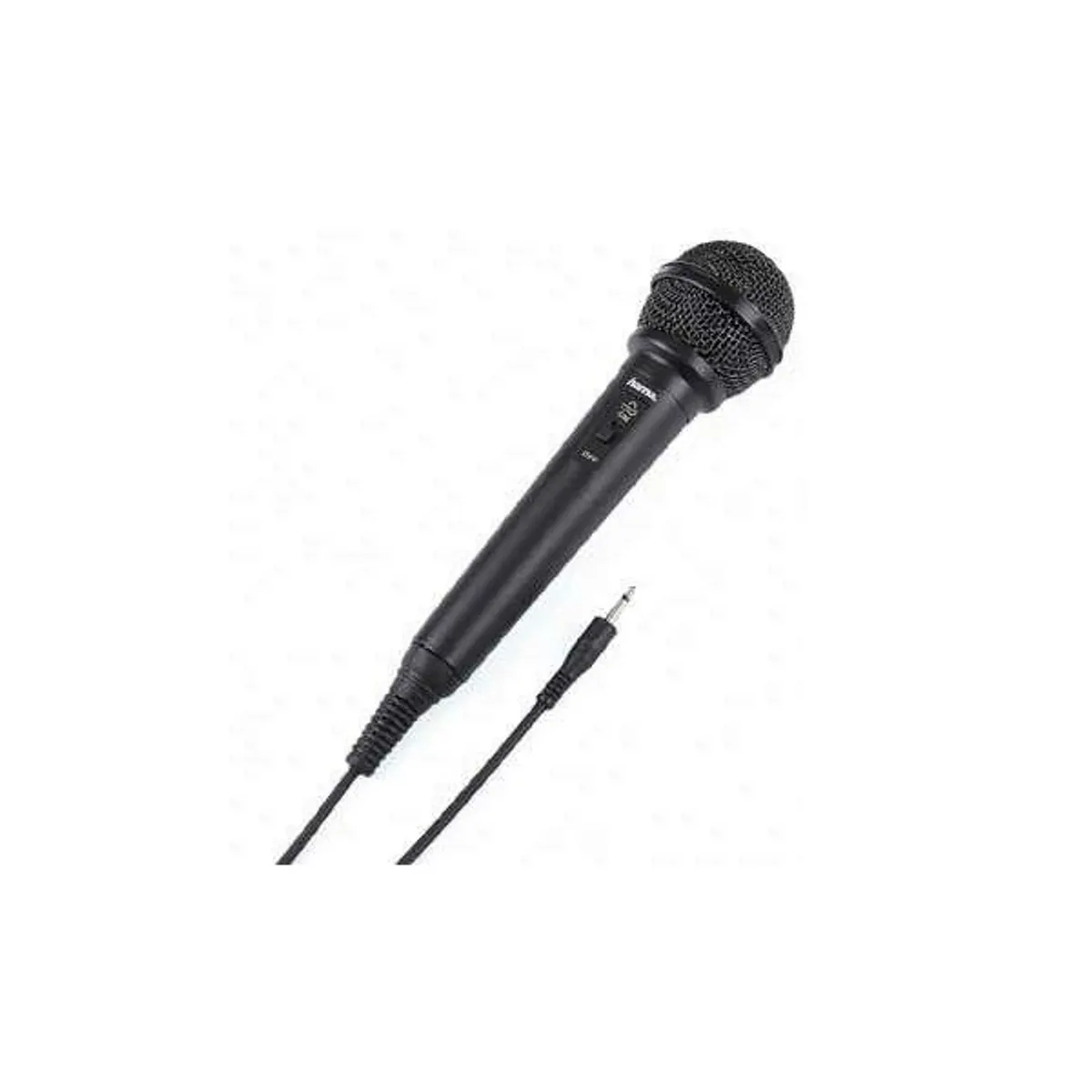 HAMA 00046020 dinamikus mikrofon DM 20 kardioid mono 3,5 mm-es és 6,35 mm-es csatlakozók 2,5 m fekete #1