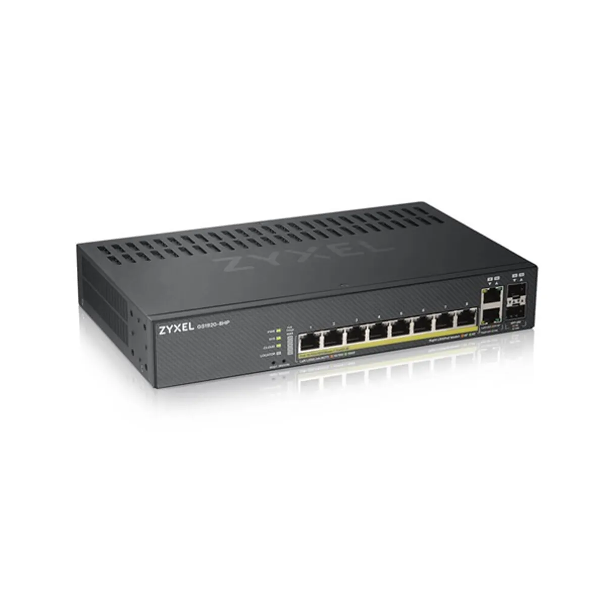 ZYXEL GS1920-8HPV2-EU0101F GS1920-8HPV2 8x GbE RJ-45 és 2x GbE SFP PoE 130W L2 menedzselt #1