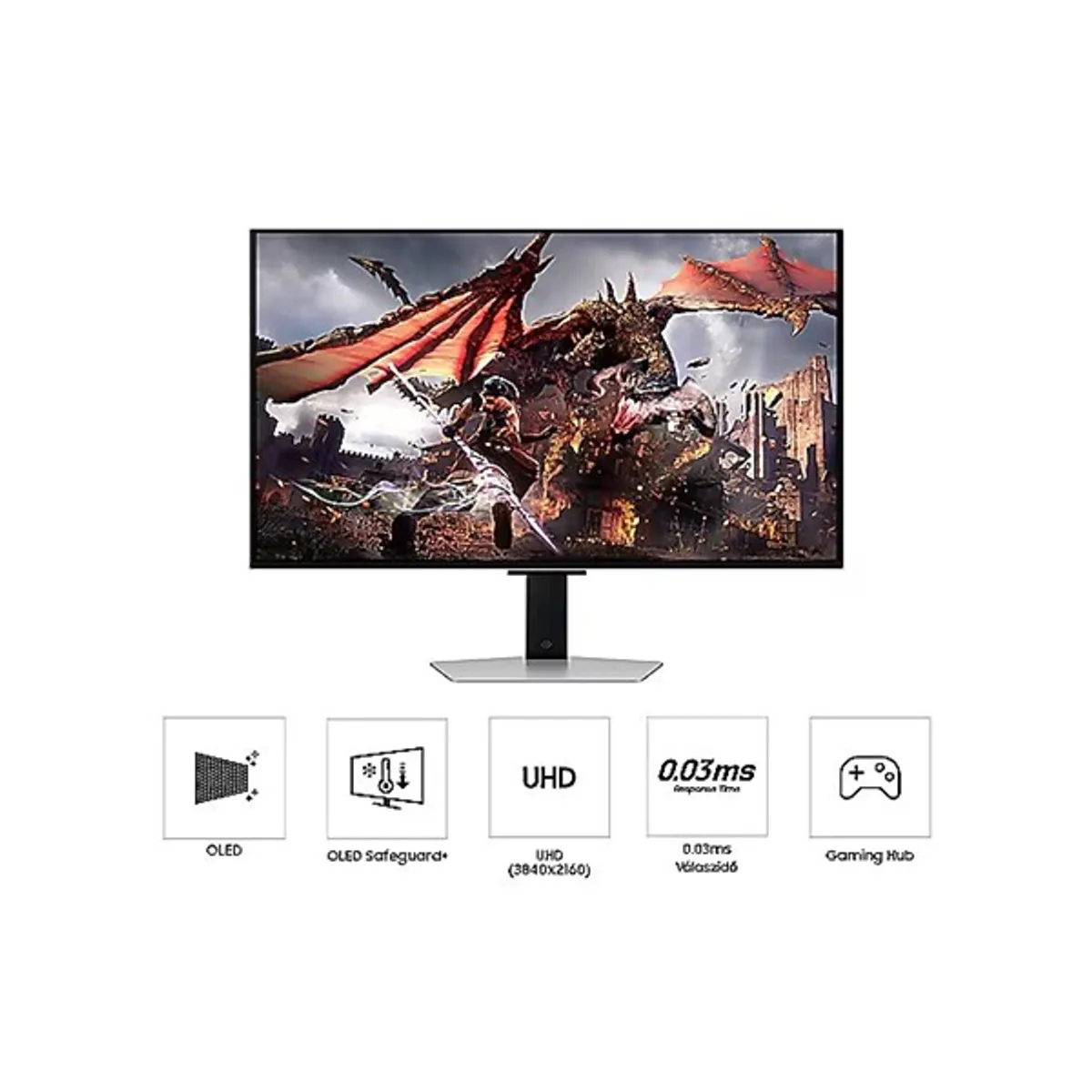 SMG MON LS32DG802SUXDU OLED játékmonitor 32" 3840x2160 240 Hz 0,03 ms HDR 1000000:1 #4