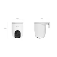 EZVIZ 303103081 Dóm kamera 2880x1620 RJ45 1 Kültéri színes hálózat és micro USB tápadapter csavarkészlet vízálló készlet fúrósablon