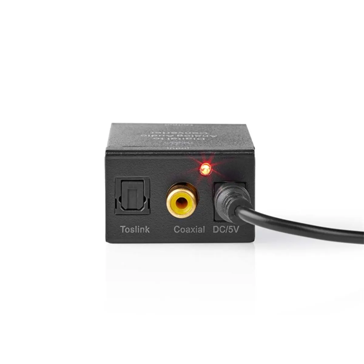 Nedis ACON2510BK digitális audiokonverter TosLink bemenet RCA digitális bemenet 3,5 mm kimenet 2x RCA kimenet integrált erősítő 24 bit 96 kHz #9