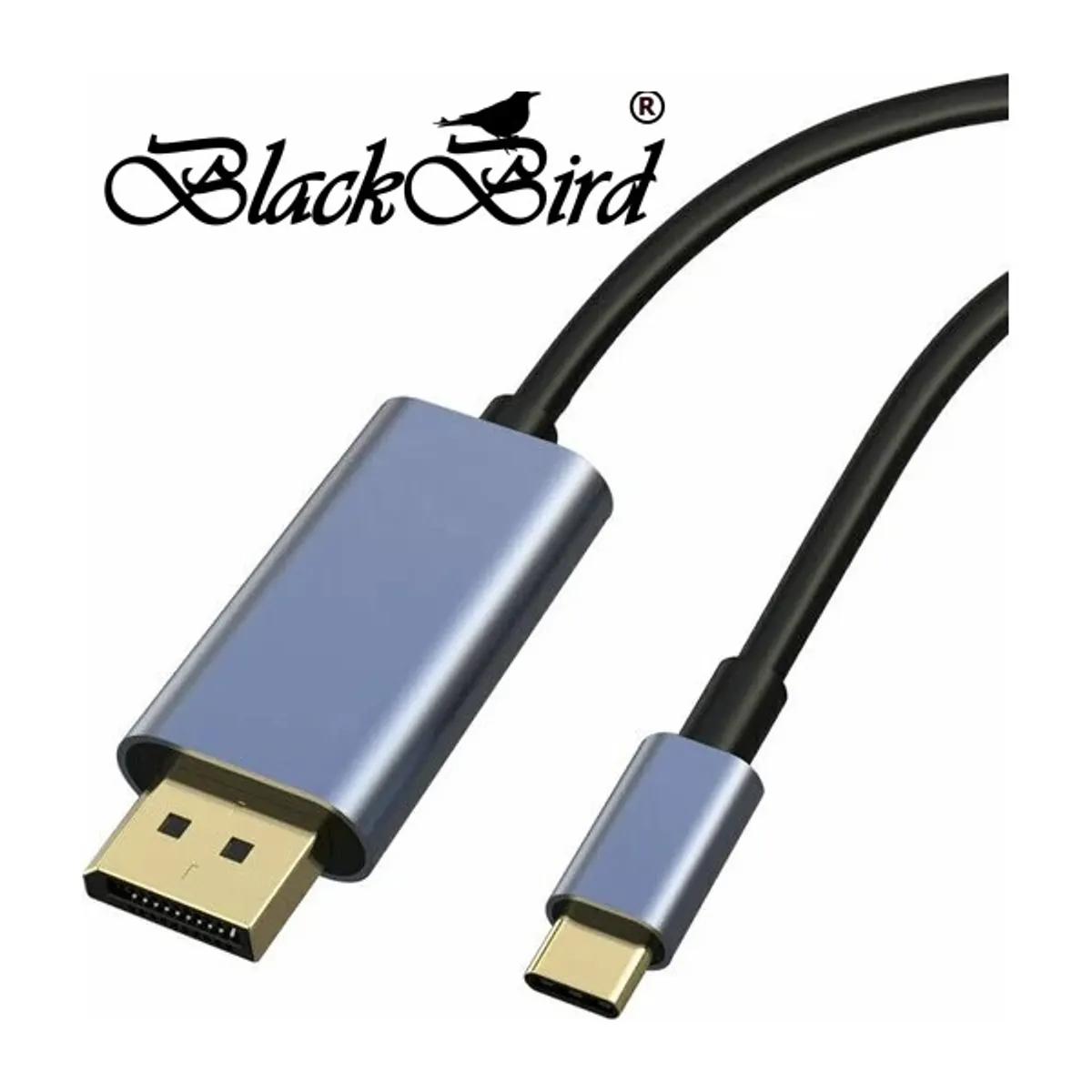 Blackbird BH1907 USB-C to DP 1.4 adapter 2m fekete #1