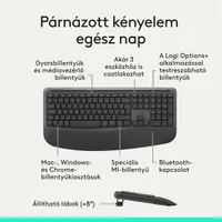 Logitech 920-014162 MK880 Signature Comfort Plus graphite vezeték nélküli háttérvilágítás #2