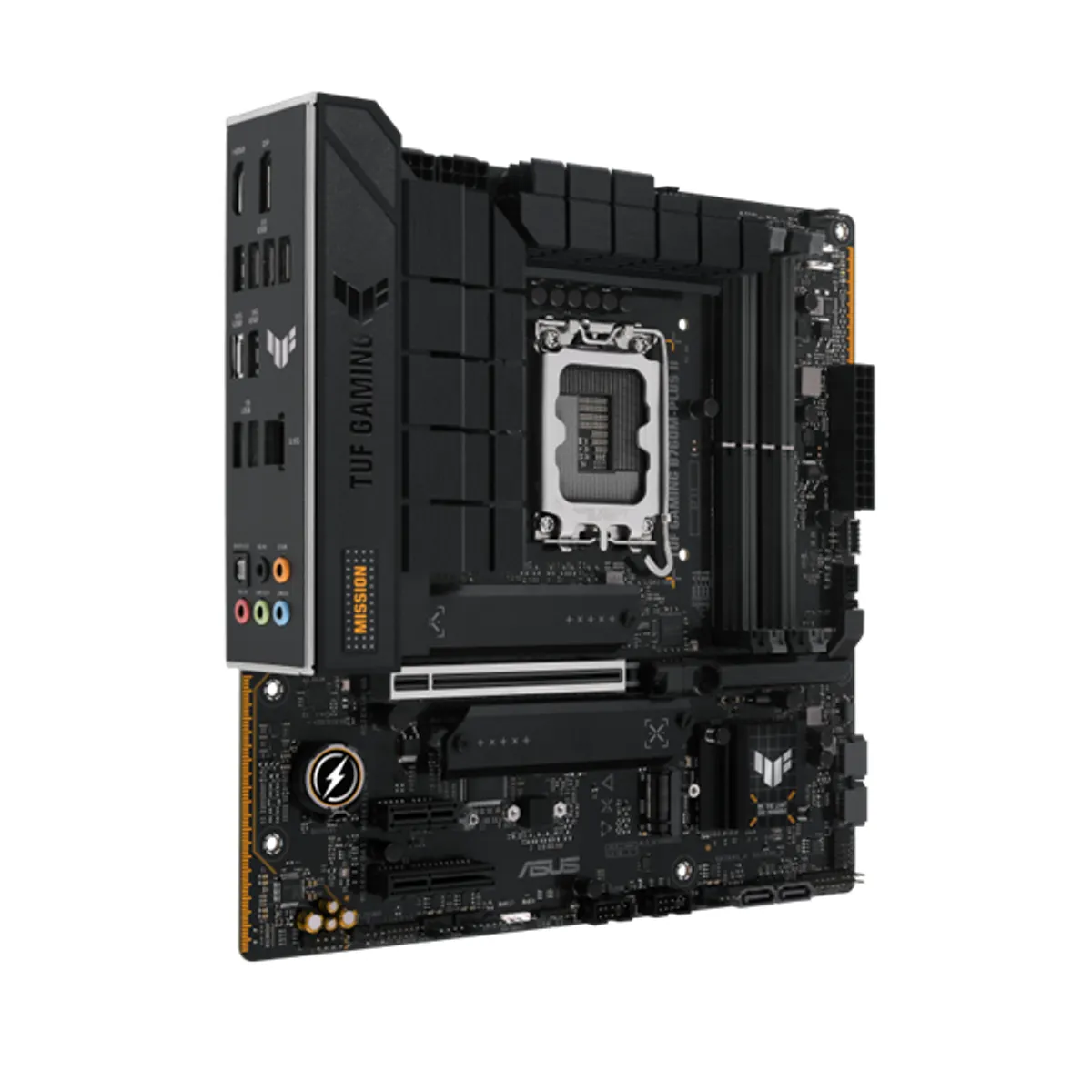 Asus PCC TUF GAMING B760M-PLUS II DDR5 mATX S1700 HDMI DisplayPort M.2 4 memóriafoglalat 192 GB LAN 2.5 Gb RAID 7.1 HD PCIe x16 2 db #1