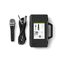 Nedis MPWD50CBK dinamikus mikrofon XLR 6.35 mm kardioid 600 Ohm 50 Hz-15 kHz 5 m fekete #5