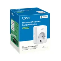 TP-LINK TAPO P110M Tapo P110M Beltéri 2990 W 16 A 2,4 GHz Wi-Fi Bluetooth energiafigyelés Kompatibilis Alexa Google Home Apple Siri Matter