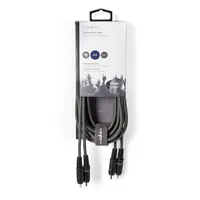 Nedis COTH24200GY30 RCA-RCA sztereó audiokábel 3 m szürke nikkelezett #3