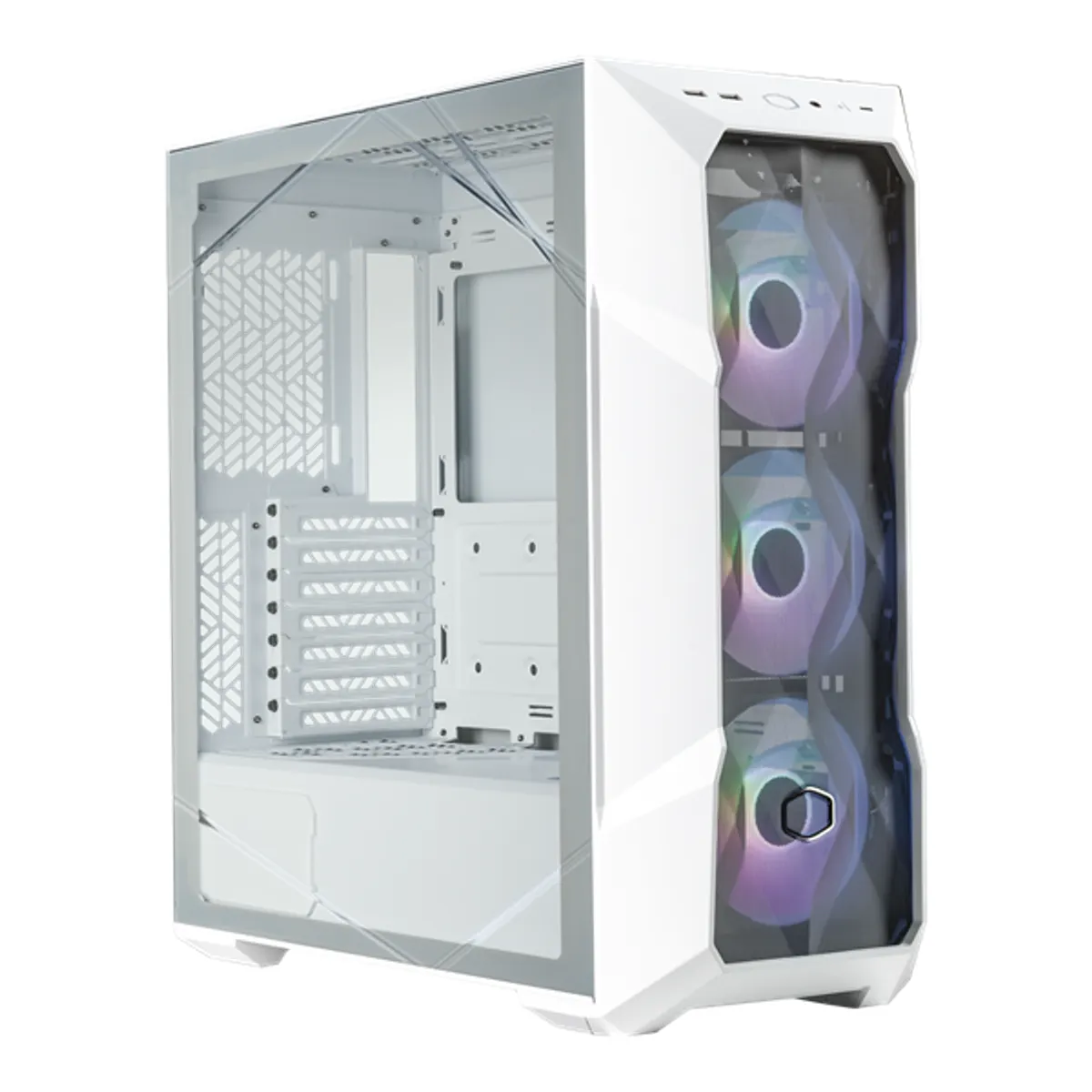 COOLER MASTER TD500V2-WGNN-S00 TD500 Mesh V2 fehér tápegység nélkül 3x 120mm ARGB elöl 360mm radiátor #8