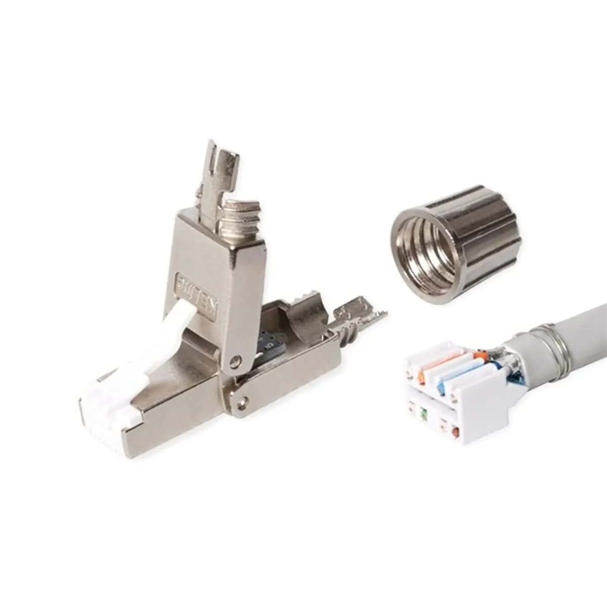 KELINE KE-FFT45-C6AS Szerszám nélküli RJ45 dugó Cat6A Cat7 Cat7A #2