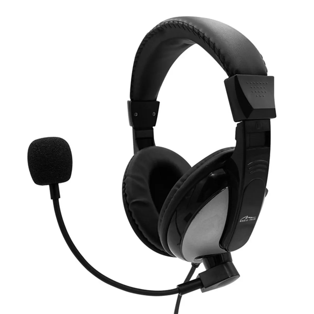 Media-Tech MT3603 Turdus Pro fejhallgató gamer mikrofonos 40mm 2x3,5mm 2,3m 32ohm 20Hz-20kHz -45dB #1