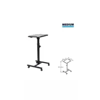 MEDIUM 18030 Gurulós padló állvány magasság 80-125 cm, teherbírás kb. 20 kg, szín fehér