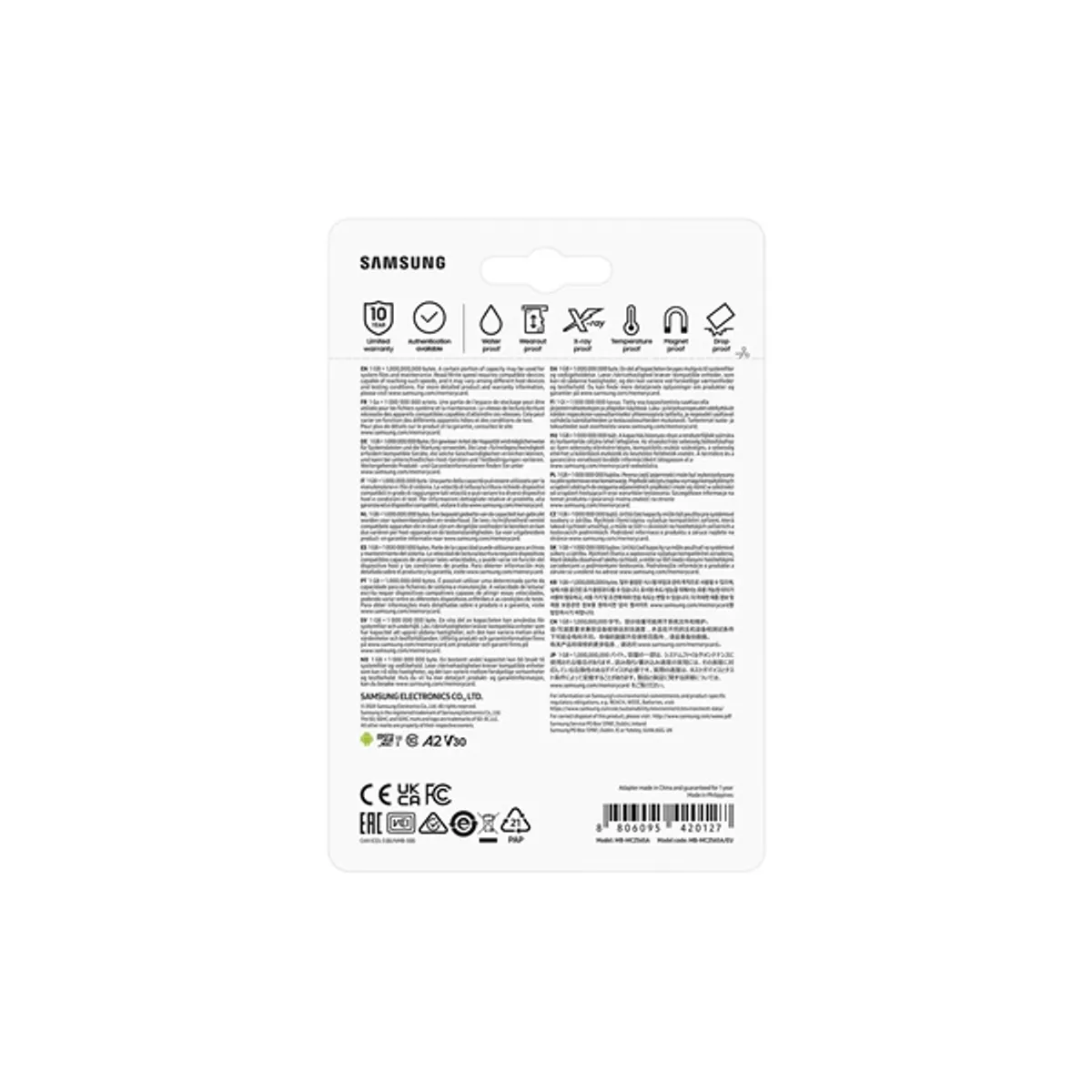 SMG PCC MB-MC256SA/EU microSDXC memóriakártya 256 GB SD adapterrel #7