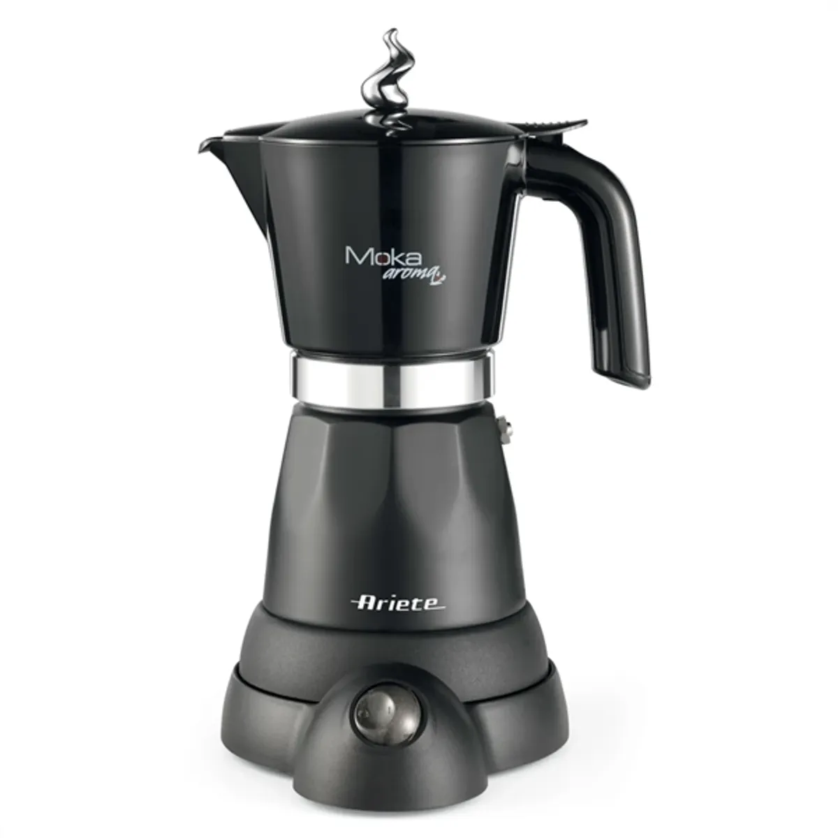 Ariete 1368.BK Moka Aroma 4-6 csésze kapacitás, 30 perces melegentartó, független talpazat, fekete #1