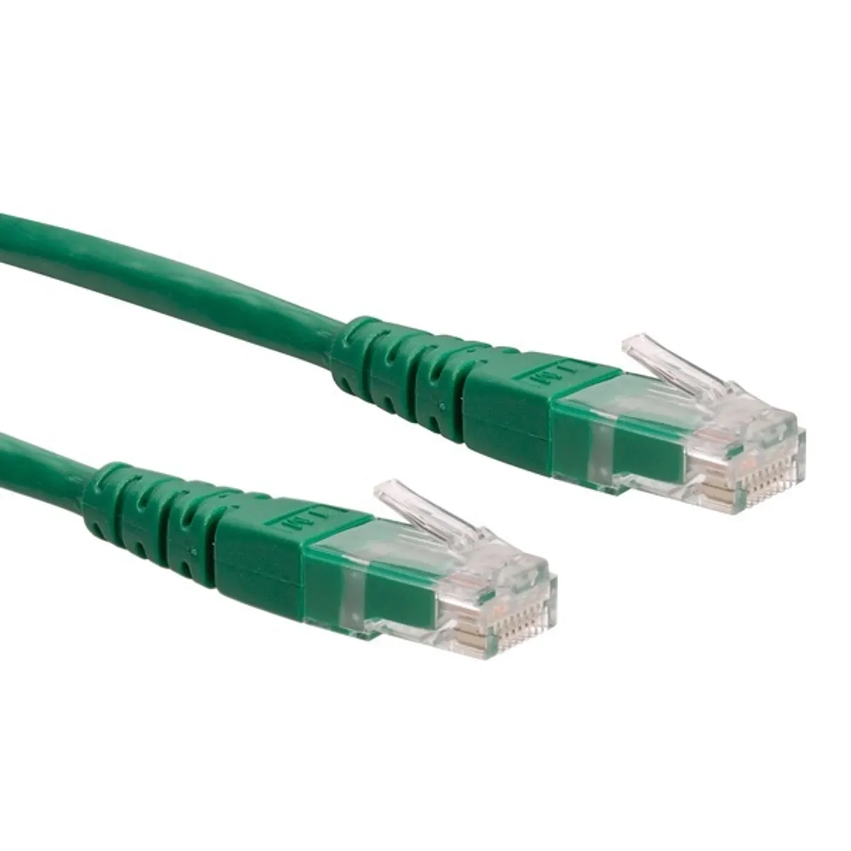 ROLINE 21.15.1513 RJ-45 RJ-45 Cat6 UTP 0,3 m arany érintkezők zöld #1