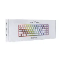WHITESHARK GK-2201W-US RONIN-W fehér membrán gamer billentyűzet US kiosztás USB 2.0 68 billentyűs #5
