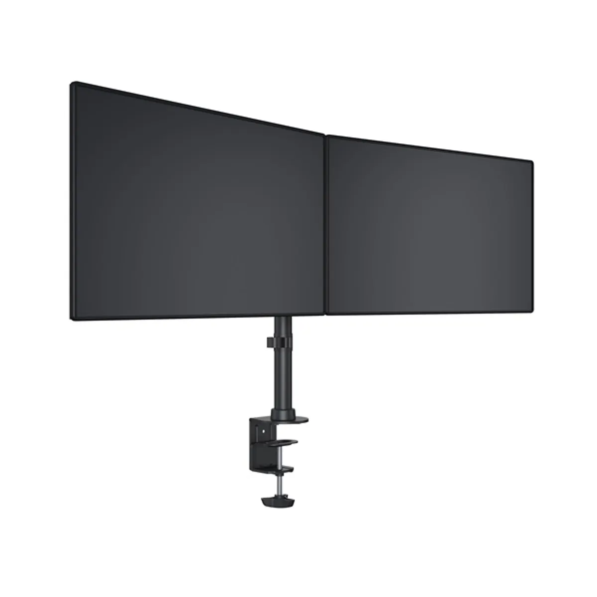 MULTIBRACKETS 7350073733309 M Deskmount Basic Dual 15-27" Fekete 75x75 100x100 VESA Dönthető Forgatható 7,5 kg #9