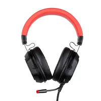KONIX KX-UFC-PGHR-PC UFC 7.1 fejhallgató USB sztereó mikrofonos fekete-piros #2