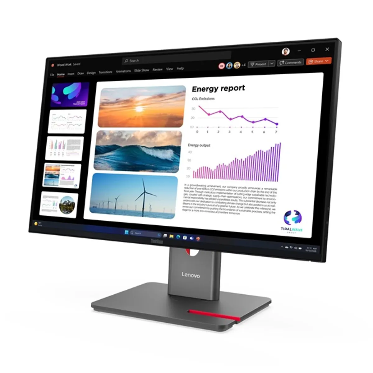 LENOVO-COM 64B2GAT1EU monitor 23.8" IPS 120 Hz USB-C HDMI DP 100x100 #3
