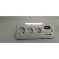 SPS SRG3-UL Túlfeszültségvédő elosztó 3 aljzat USB-A USB-C 1,5 m #3